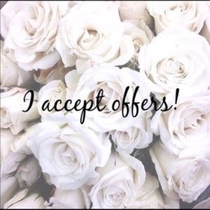 Reasonable offers are welcome!